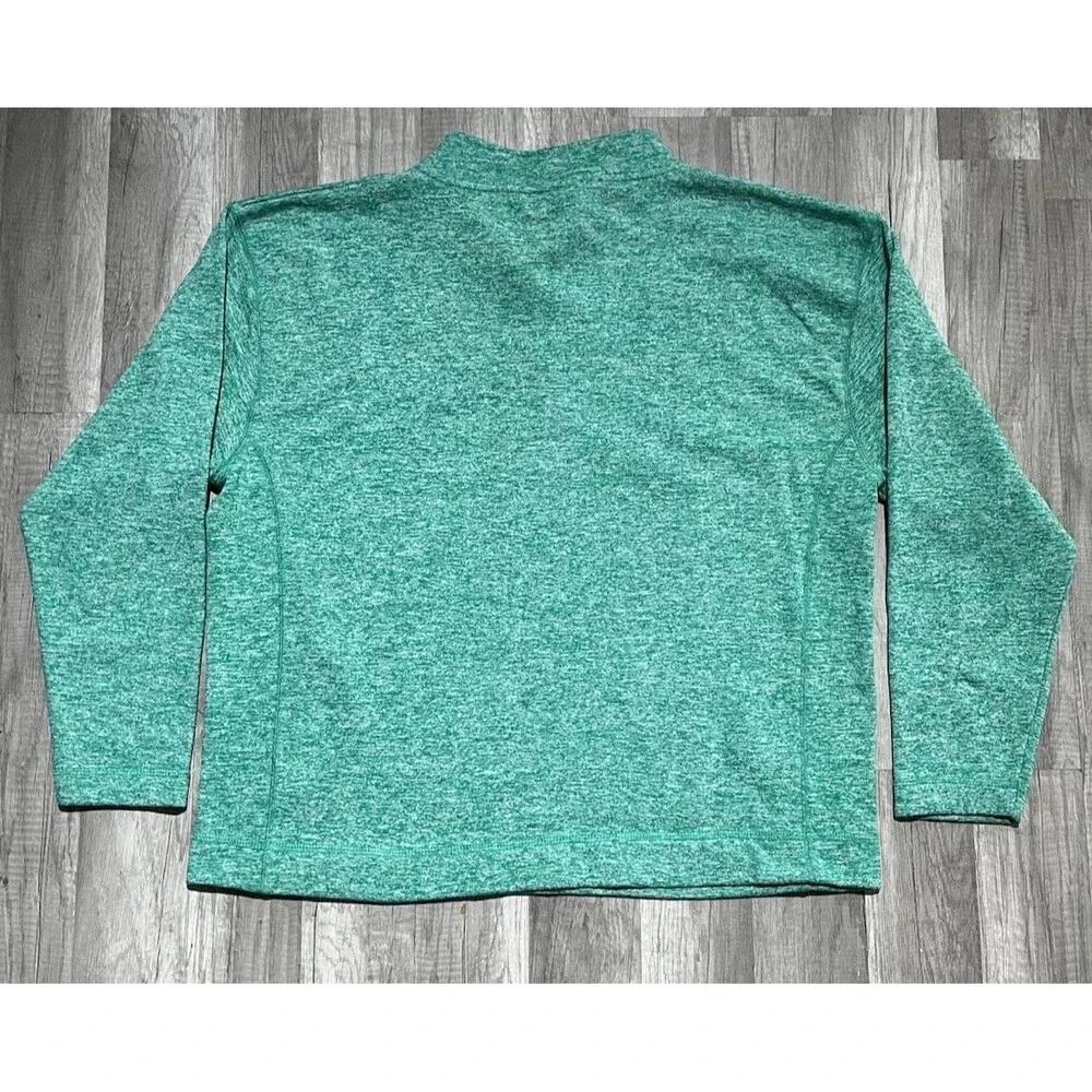 Vintage Lakeside Ohio Quarter Zip Green Heathered Size XL Jacket
